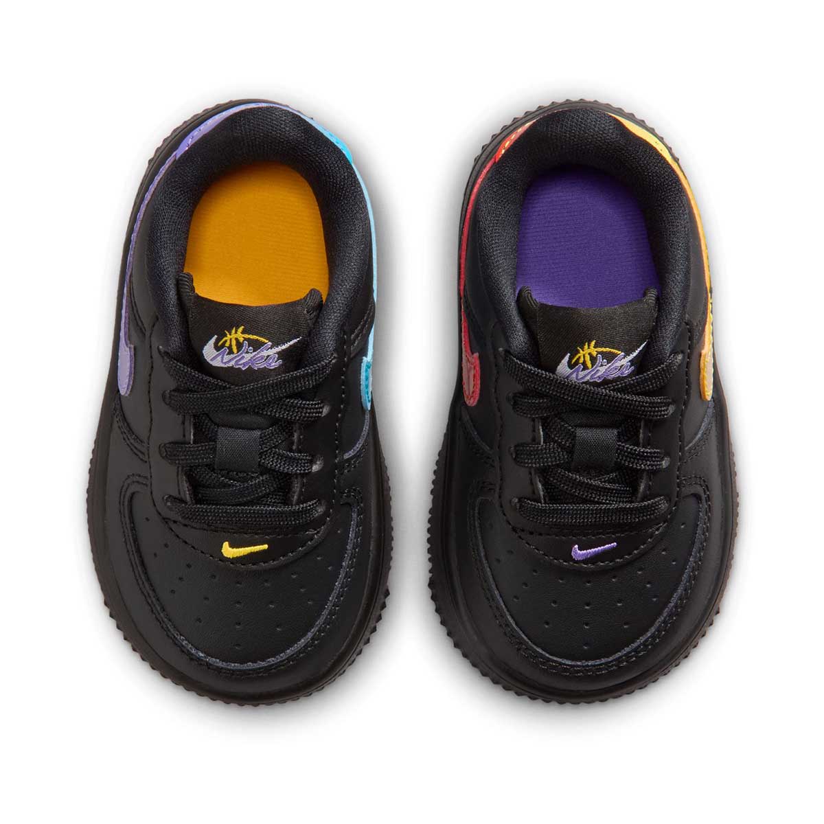 Nike Force 1 Low 'Black Multi-Color' Baby/Toddler Shoes