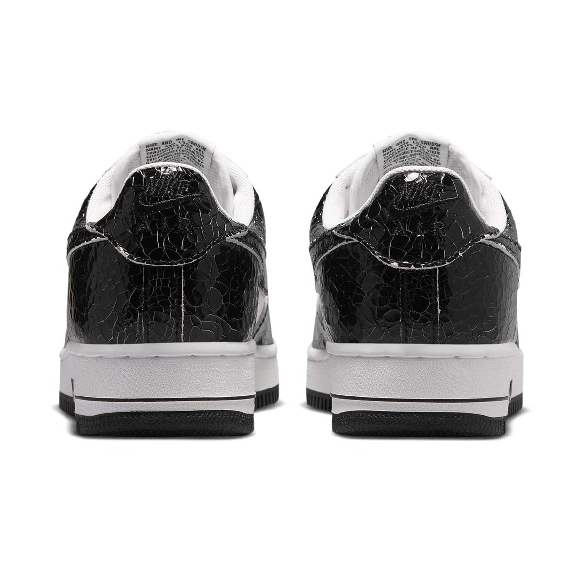 Nike Air Force 1 'Cracked Leather Black White' Men's Shoes