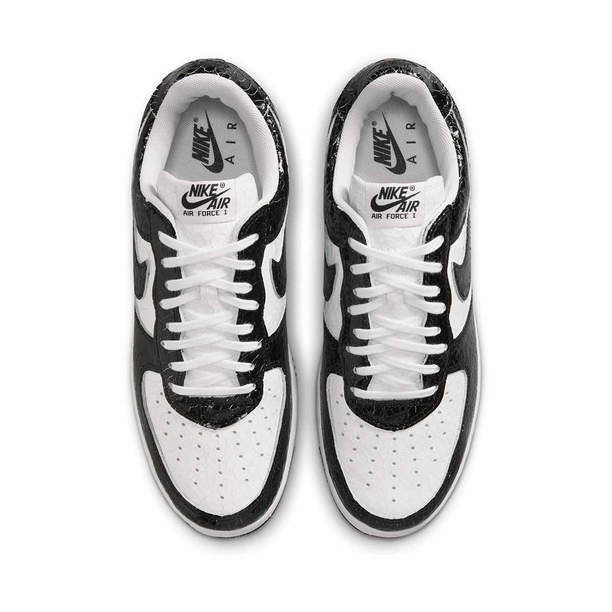 Nike Air Force 1 'Cracked Leather Black White' Men's Shoes