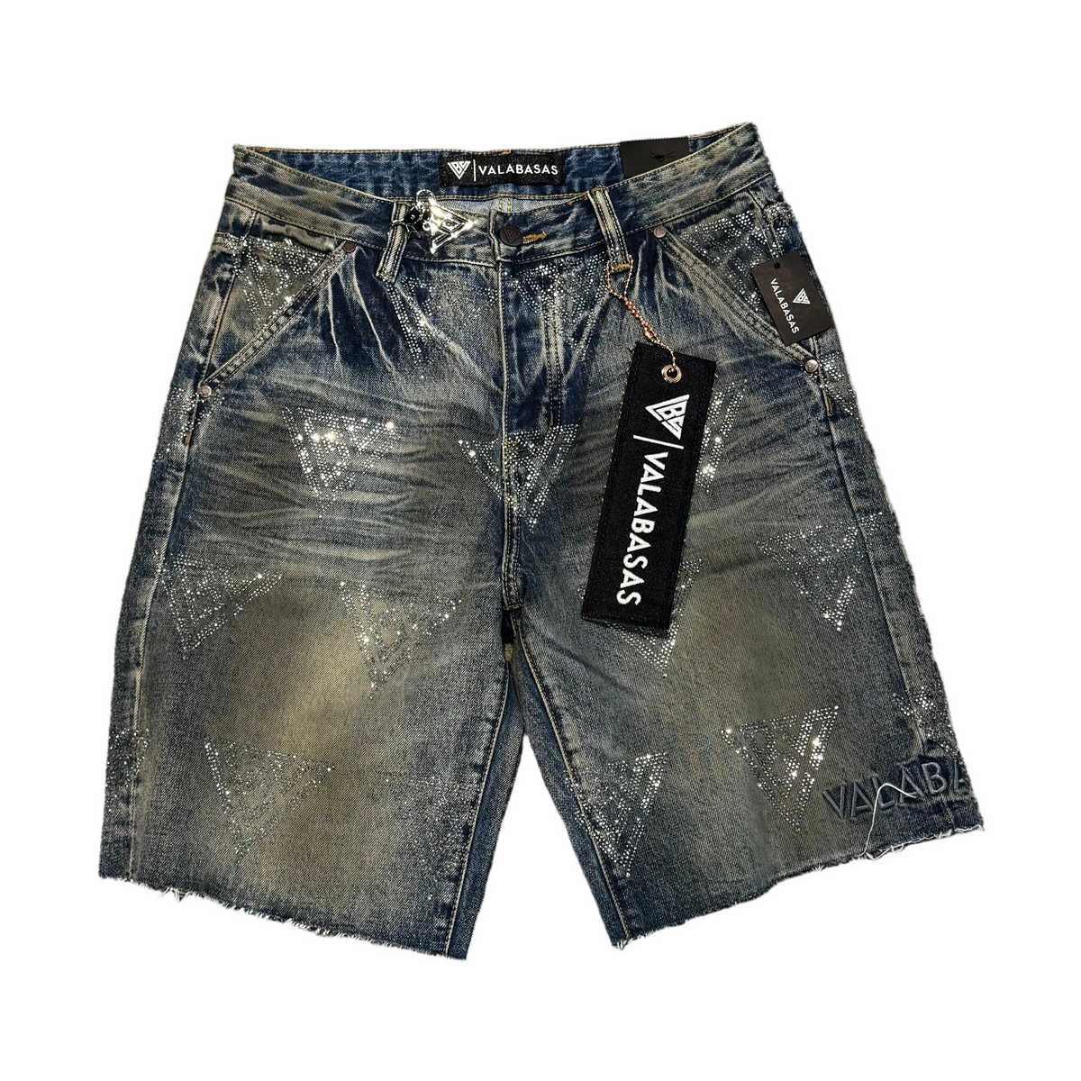 Valabasas Blue Wash Short Bling