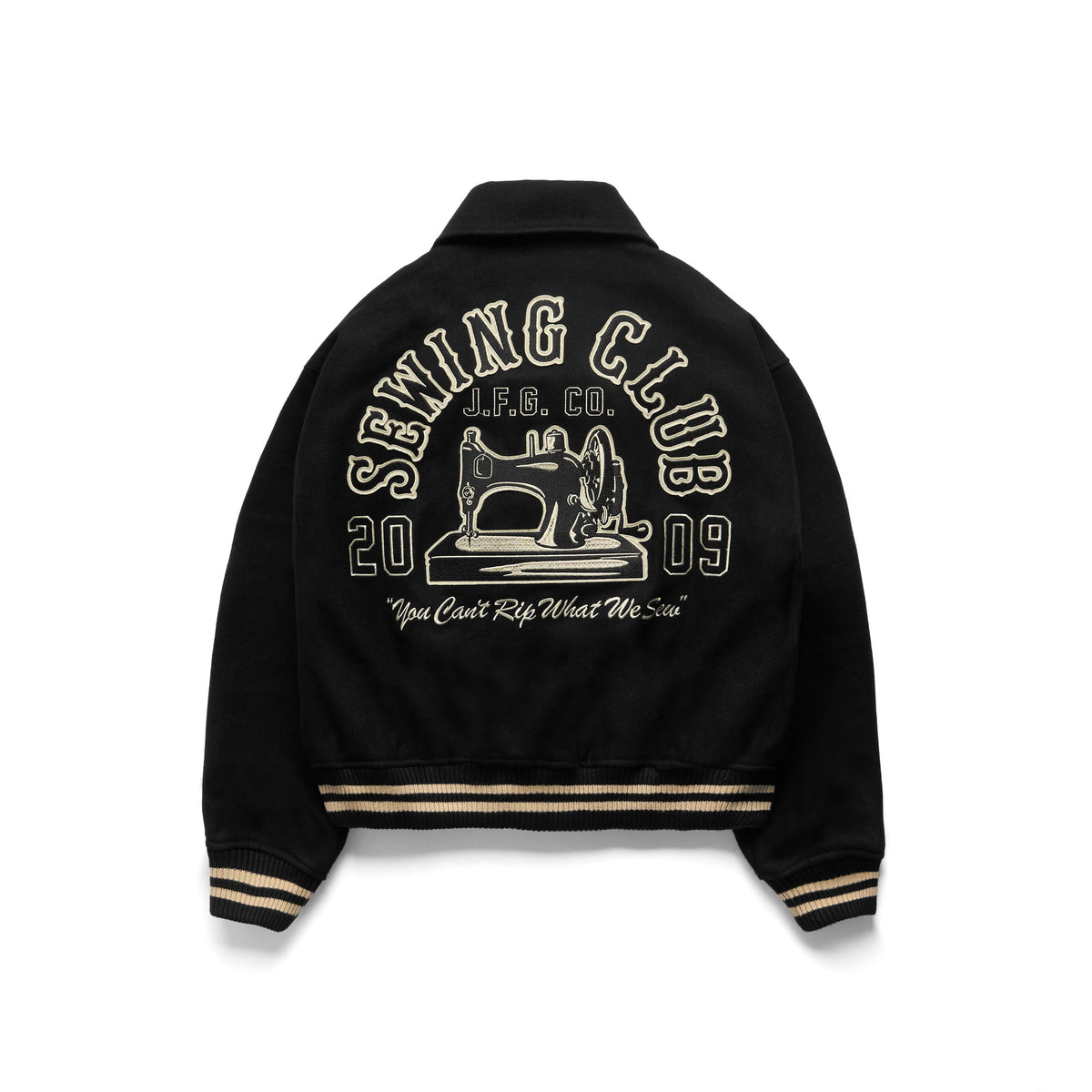 JFG Sewing Club Varsity Jacket