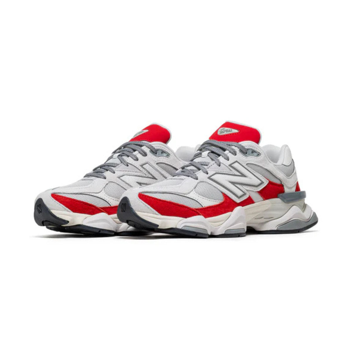 New Balance 9060 'White Red' Unisex Shoes