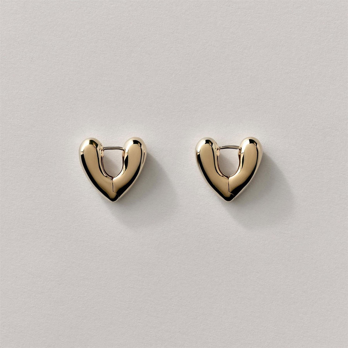 Annika Inez Annika Heart Hoop Earrings