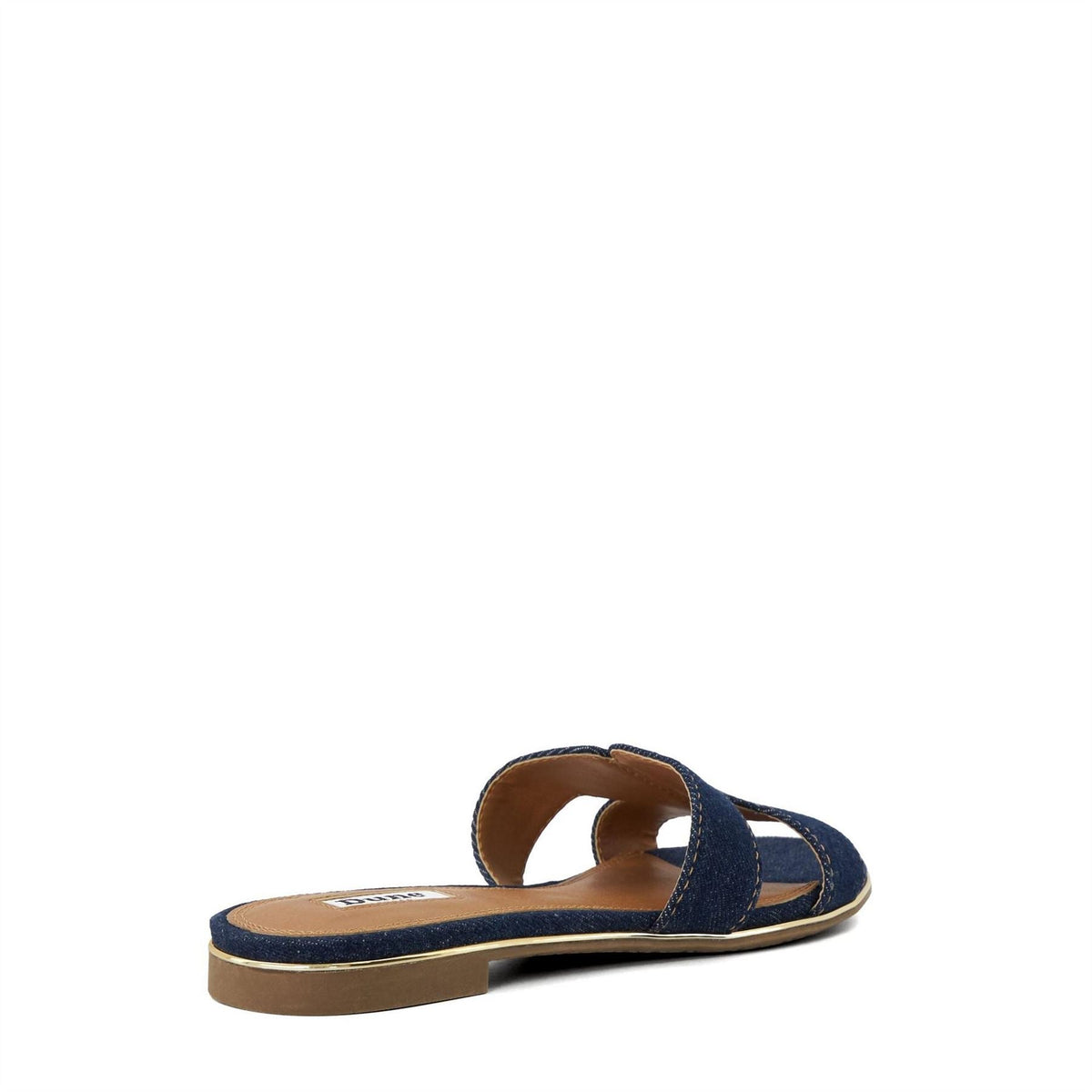 Dune London Lo Loopers Open Toe Flat Slides Sandals