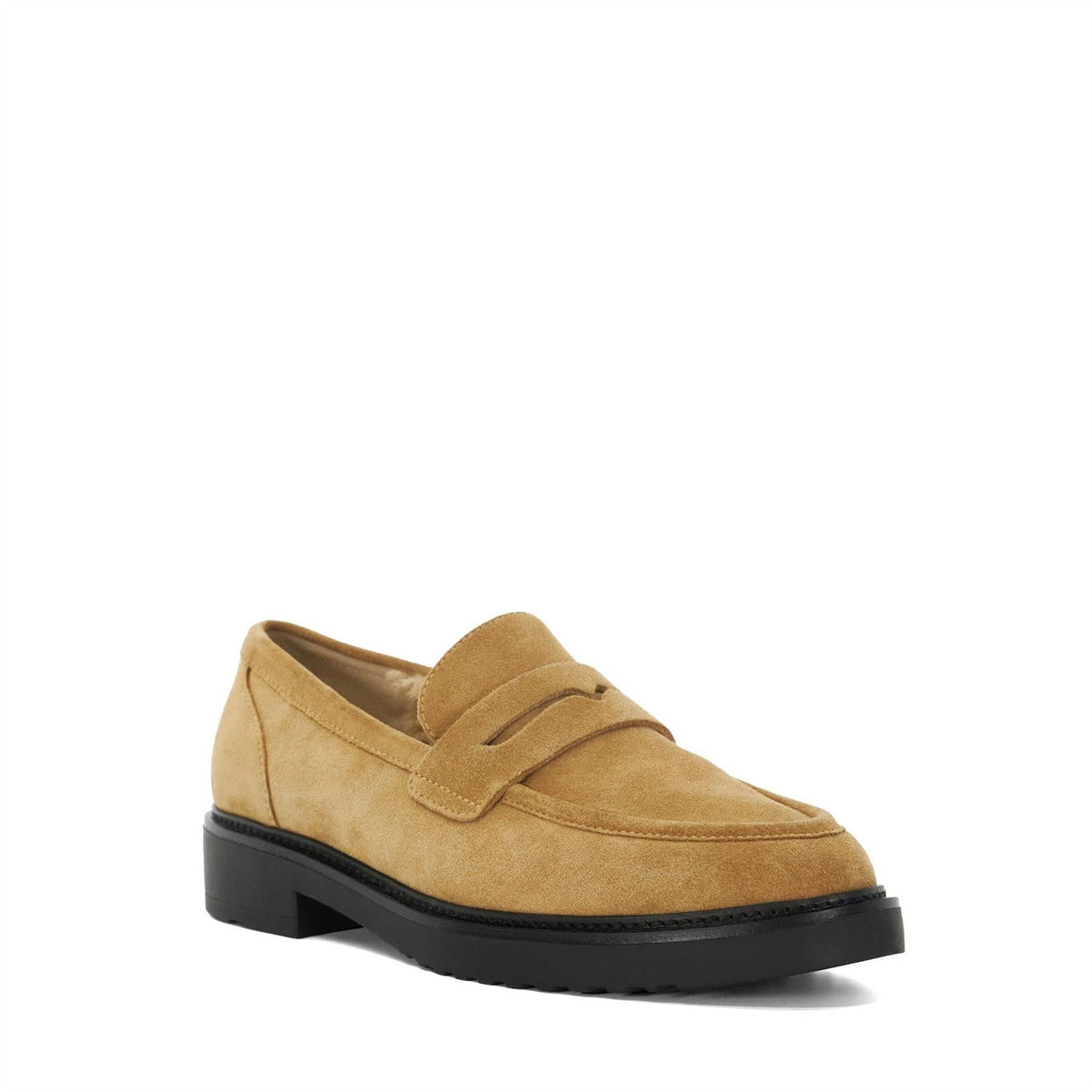 Dune Lo Garfeld Moc Toe Penny Loafers