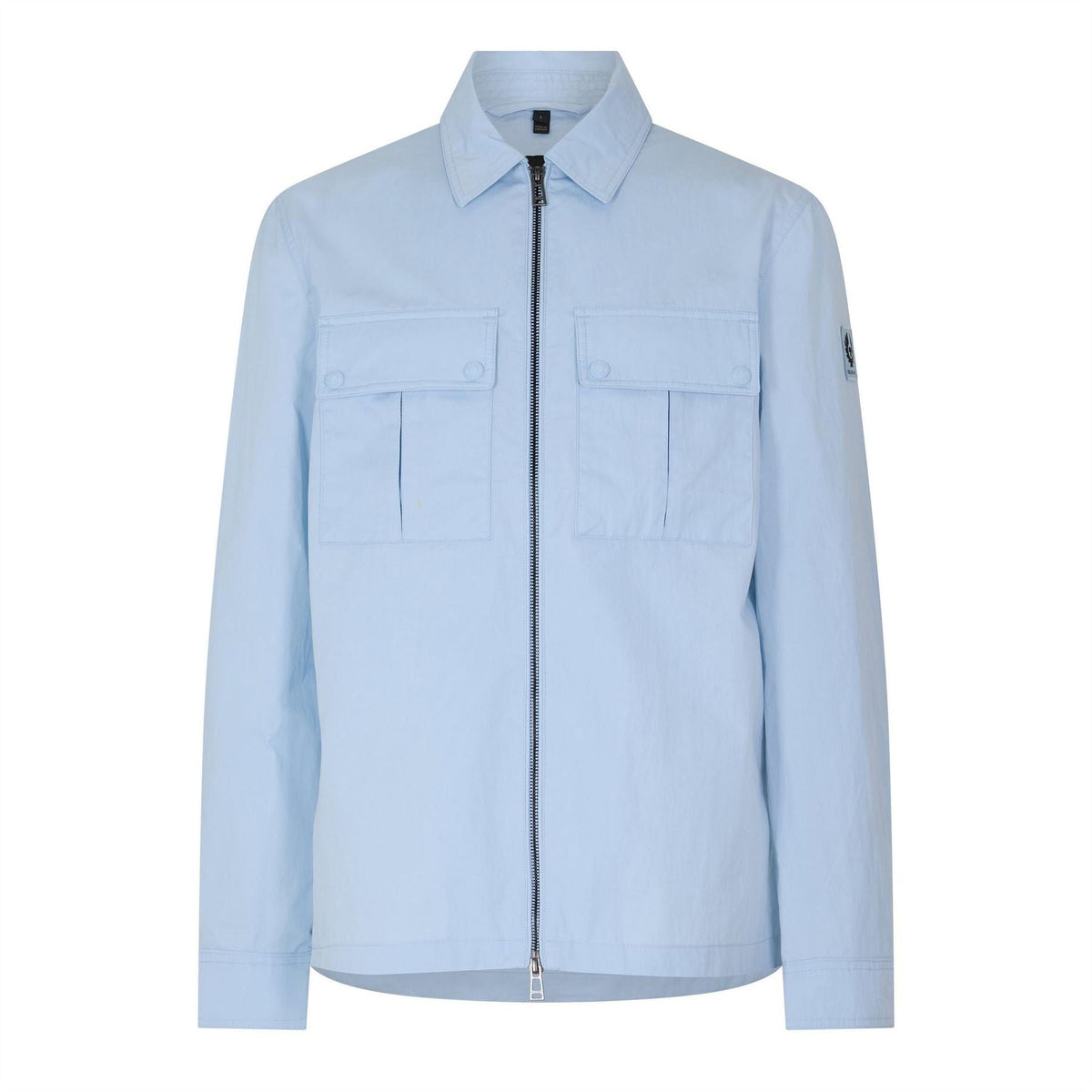 Belstaff Mens Stride Zip Collar Long Sleeve Overshirt