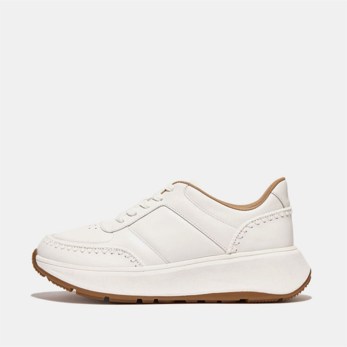 Fit Flop Mode Crochet Stitch Leather Flatform Trainers