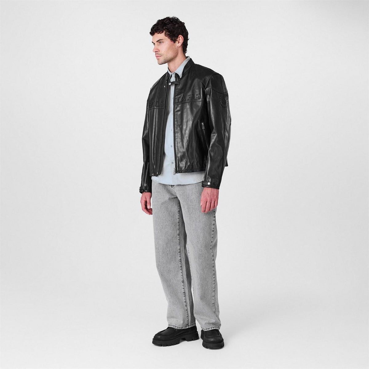 Belstaff Mens Leather Jacket