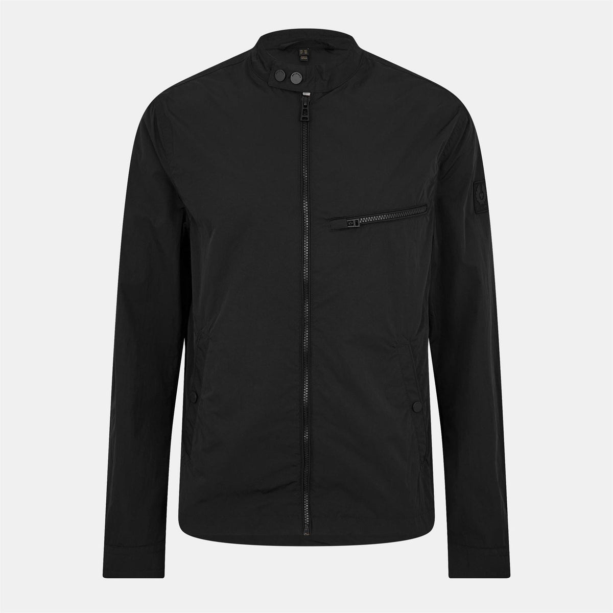 Belstaff Mens Walkham Long Sleeve Full Zip Bomber Jacket