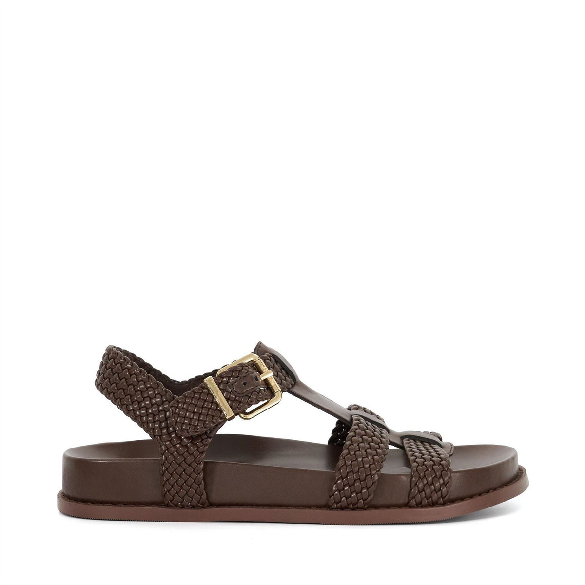 Dune Lo Looking Textured Open Toe Fisherman Sandals
