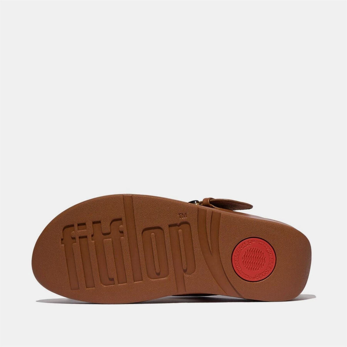 Fit Flop Resin Buckle Leather Toe Post Sandals