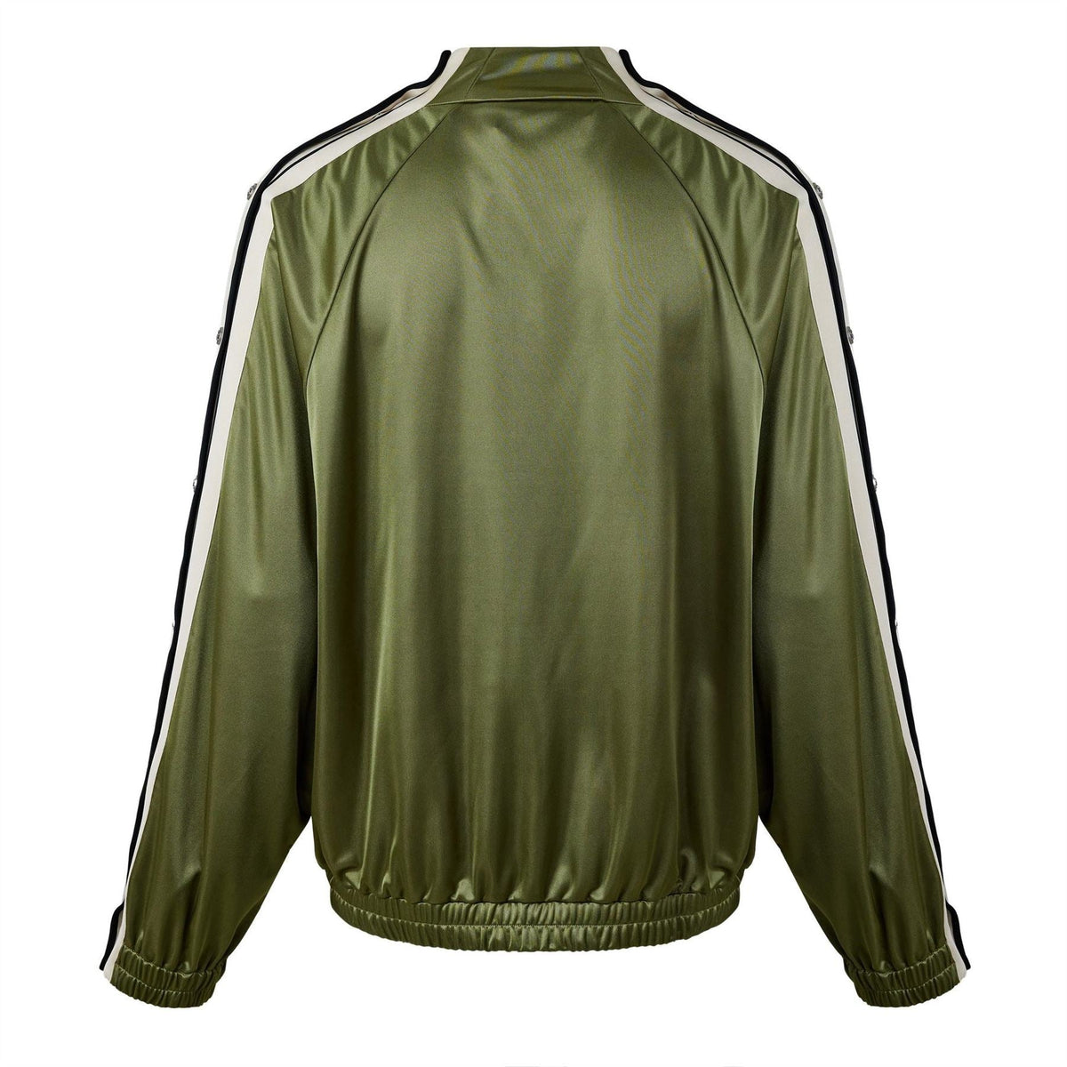 Palm Angels Funnel Neck Bomber Collar Long Sleeve Athletic Top