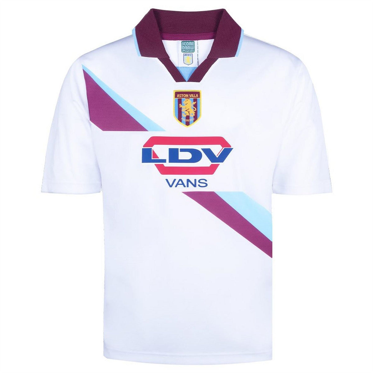 Score Draw Aston Villa Collared Short Sleeve Shirt