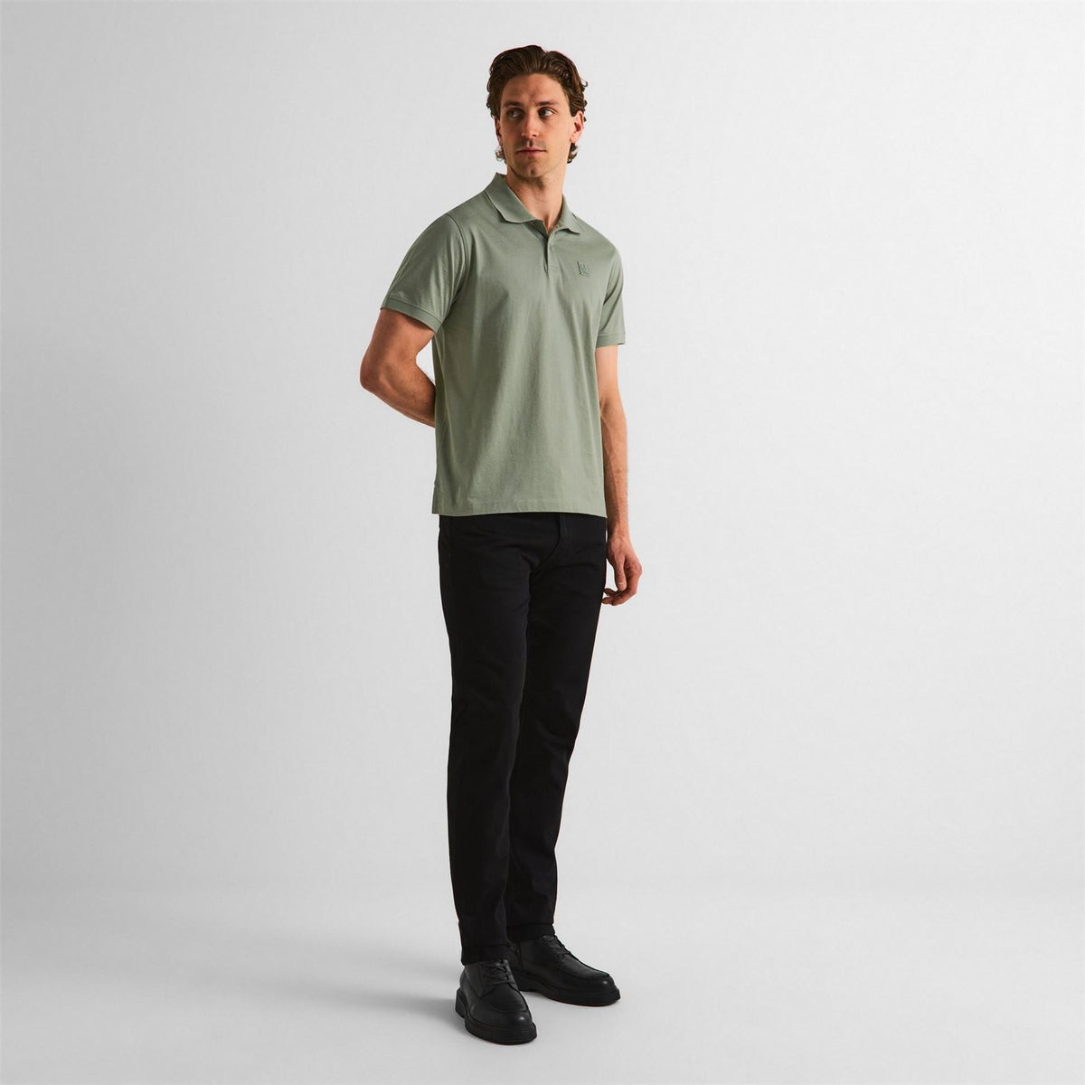 Belstaff Mens Steel Short Sleeve Polo Shirt