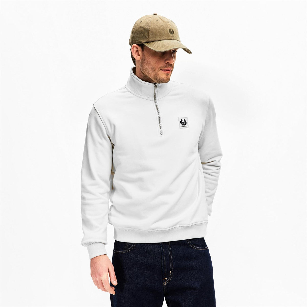 Belstaff Quarter Zip Sweatshirt