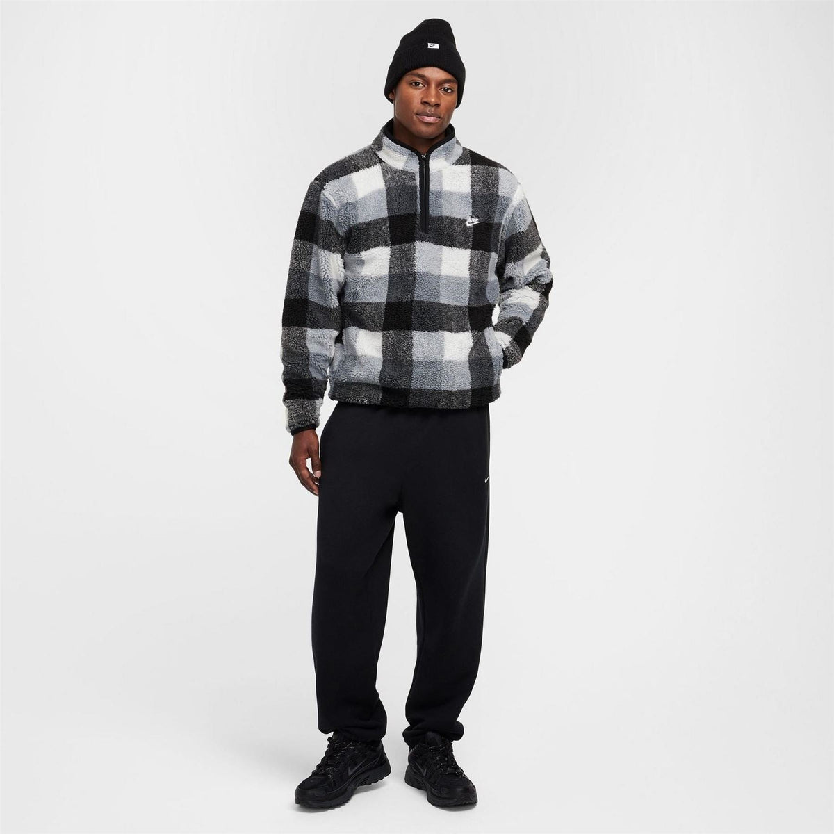 Nike Mock Neck High Collar Long Sleeve Warm Sweatshirt