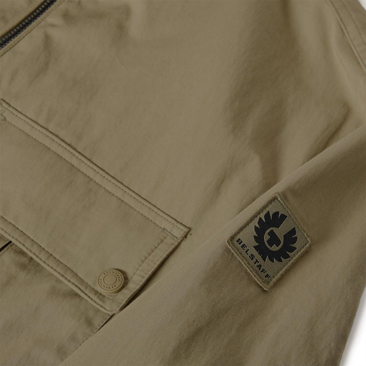 Belstaff Mens Stride Zip Collar Long Sleeve Overshirt