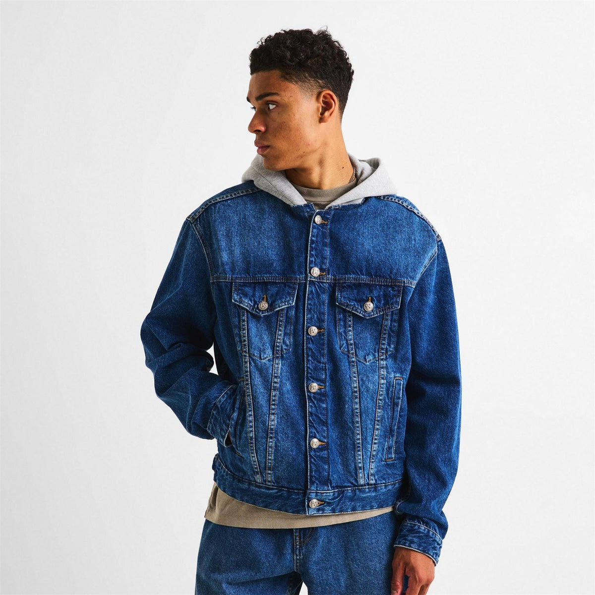 Palm Angels Mens Denim Jacket
